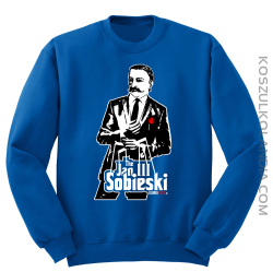 Jan III 3 Sobieski ala GodFather - Bluza standard bez kaptura niebieska 