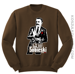 Jan III 3 Sobieski ala GodFather - Bluza standard bez kaptura brąz 