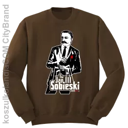 Jan III 3 Sobieski ala GodFather - Bluza standard bez kaptura brąz 