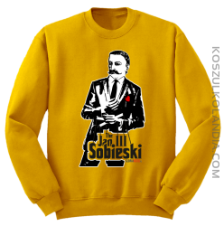 Jan III 3 Sobieski ala GodFather - Bluza standard bez kaptura żółta 