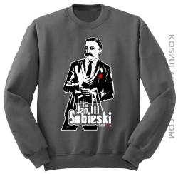 Jan III 3 Sobieski ala GodFather - Bluza standard bez kaptura szara 