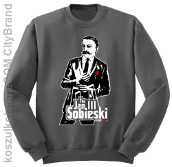 Jan III 3 Sobieski ala GodFather - Bluza standard bez kaptura szara 