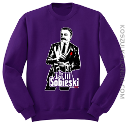 Jan III 3 Sobieski ala GodFather - Bluza standard bez kaptura fiolet 