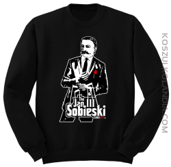 Jan III 3 Sobieski ala GodFather - Bluza standard bez kaptura czarna 