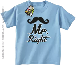 Mr Right example - Koszulka Dziecięca - Błękitny