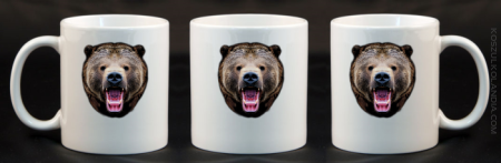 Miś Grizzly Real Foto - Kubek Ceramiczny