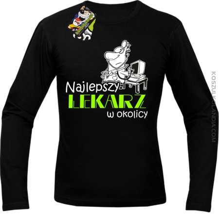 Najlepszy lekarz w okolicy - Longsleeve męski 