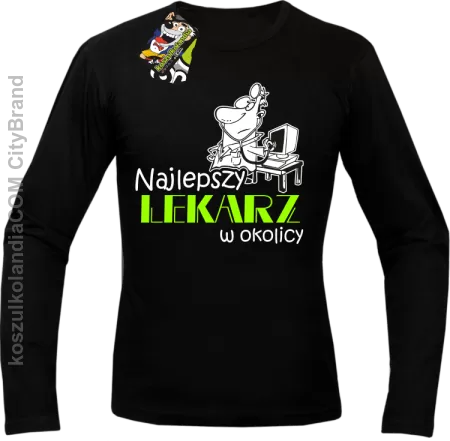 Najlepszy lekarz w okolicy - Longsleeve męski 