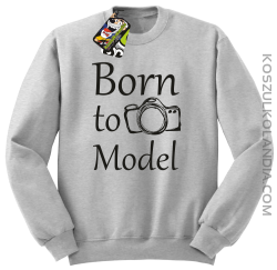 Born to model - Bluza STANDARD melanż