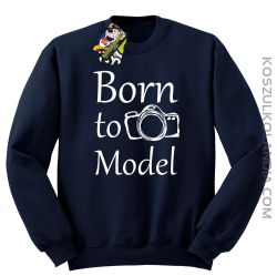 Born to model - Bluza STANDARD granat