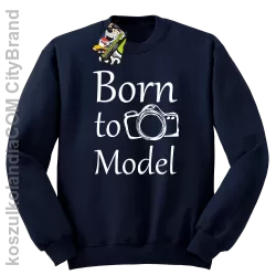 Born to model - Bluza STANDARD granat