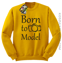 Born to model - Bluza STANDARD żółty