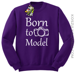 Born to model - Bluza STANDARD fiolet