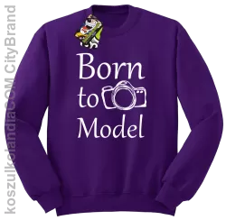 Born to model - Bluza STANDARD fiolet