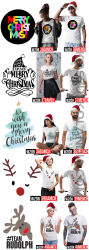 Koszulki na święta świąteczne CHRISTMAS Boże Narodzenie 70 wzorów  Męskie - Damskie - Dziecięce 2
