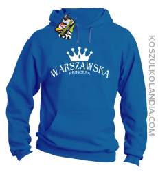 Warszawska princesa - Bluza z kapturem royal