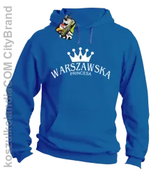 Warszawska princesa - Bluza z kapturem royal