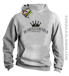 Warszawska princesa - Bluza z kapturem melanż