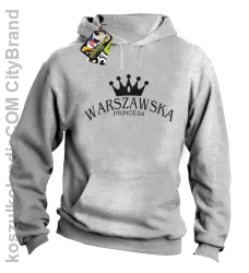 Warszawska princesa - Bluza z kapturem melanż