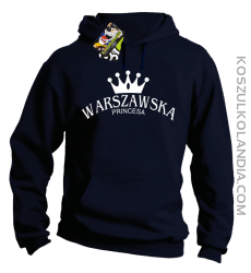 Warszawska princesa - Bluza z kapturem granat