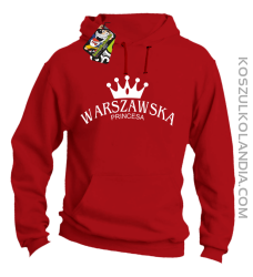 Warszawska princesa - Bluza z kapturem red