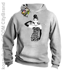 Audrey Hepburn RETRO-ART - Bluza męska z kapturem melanż 