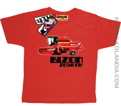 Bizon - koszulka dla dziecka - czerwony