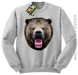 Miś Grizzly Real Foto - Bluza STANDARD - Melanż