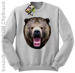 Miś Grizzly Real Foto - Bluza STANDARD - Melanż