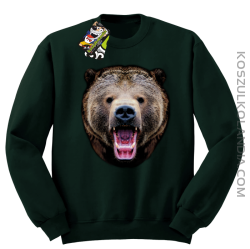 Miś Grizzly Real Foto - Bluza STANDARD - Butelkowy