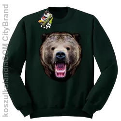 Miś Grizzly Real Foto - Bluza STANDARD - Butelkowy