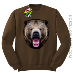 Miś Grizzly Real Foto - Bluza STANDARD - Brązowy