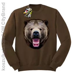 Miś Grizzly Real Foto - Bluza STANDARD - Brązowy