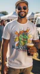 Mężozaur - koszulka męska z nadrukiem dla męża 2