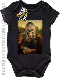 Mona Lisa Chewbacca CZUBAKA - Body dziecięce czarne 