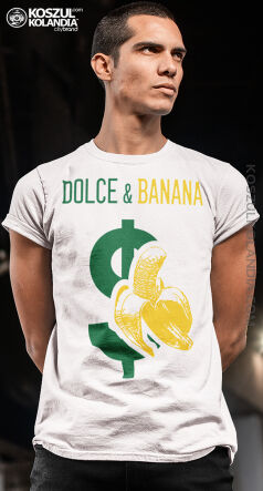 Dolce & Banana - koszulka męska z nadrukiem