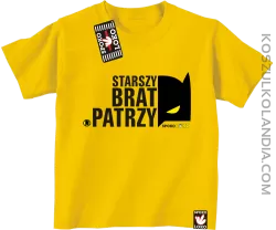 STARSZY BRAT PATRZY - Koszulka dziecięca  żółta 
