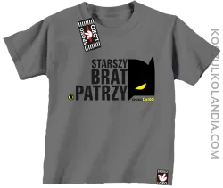 STARSZY BRAT PATRZY - Koszulka dziecięca  szara 
