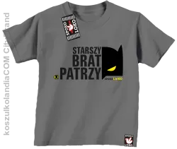 STARSZY BRAT PATRZY - Koszulka dziecięca  szara 