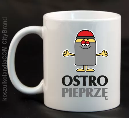 OSTRO pieprzę - Kubek ceramiczny 