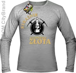 Strażnik czornego złota - Longsleeve męski melanż 