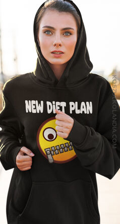 NEW DIET PLAN - bluza z kapturem unisize  8 rozmiarów