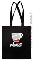 LOW POWER - Torba EKO czarna 