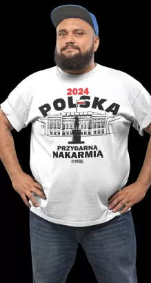 POLSKA 2024 Przygarną , Nakarmią - koszulka męska