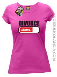 DIVORCE - loading - Koszulka damska fuchsia