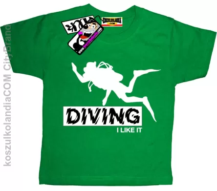 DIVING I LIKE IT - Koszulka Dziecięca