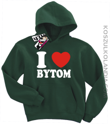 I love Bytom - bluza dziecięca - butelkowy