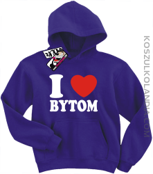 I love Bytom - bluza dziecięca - fioletowy