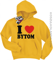 I love Bytom - bluza dziecięca - żółty