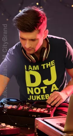 I am DJ not a Jukebox - koszulka męska